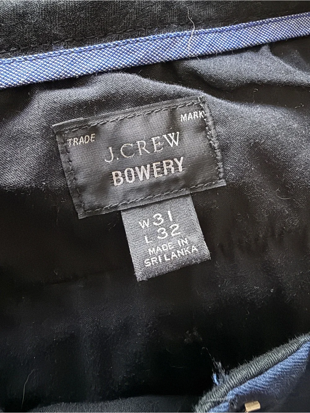 J. Crew Men’s Navy Dress Pants